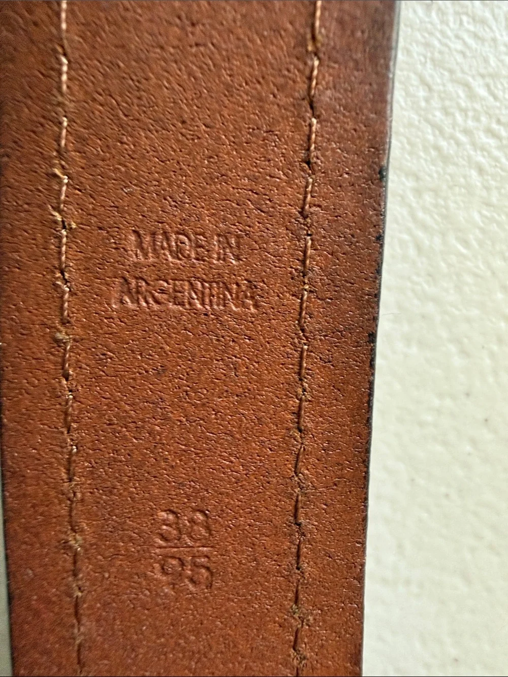 Lauren Ralph Lauren Women’s Classic Brown Leather Belt Silver Buckle Size 38